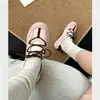 Zapatillas Mary Jane huecas que aumentan la altura 6 cm, Nuevos Zapatos Casuales Estilo Ballet Retro Verano 2026 para Uso al Aire Libre
