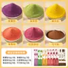 Polvo Natural de Frutas y Verduras, Camote Morado, Fresa, Fibra Dietética Vegetal, Paquete Pequeño para Niños, Tamales Vegetarianos Coloridos al Vapor, Horneado