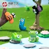 Musgo micro paisagem criativa lagarta gafanhoto sapo abelha inseto jardinagem paisagem ornamentos diy