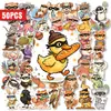 Compra directa transfronteriza de 50 lindos stickers de animales enmascarados, caricaturescos y peculiares, para decoración personalizada de cuadernos y fundas de teléfono, stickers de PP