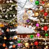 36 Bolas de Navidad Adornos Colgantes de Navidad Decoraciones Colgantes Irregulares Decoraciones para Árbol de Navidad Set Colgante Bolas de Plástico de Navidad