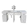 Mesa de manicure simples moderna simples econômica única mesa dupla de manicure com armário de armazenamento de gaveta mesa de trabalho de manicure