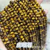 Piedra Natural Cuentas Redondas Gama Alta Turmalina Calcedonia Ágata Cuentas Sueltas Cuentas para Hilo Pulsera Joyería DIY Accesorios Hilo de Mano Cuentas