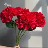 Flores de Hortensia Artificiales Más Vendidas Transfronterizas para Boda y Decoración del Hogar, Arte Floral, Accesorios para Fotografía de Bodas
