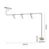 Estante de Exhibición para Tienda de Ropa Montado en la Pared Estante para Ropa para Tienda de Ropa para Hombre y Mujer Estante de Exhibición de Acero Inoxidable