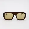 Gafas de sol de moda europeas y americanas, gafas de sol retro de montura grande para mujer, comercio electrónico transfronterizo, gafas de sol clásicas de caja, montura de placa de alta calidad