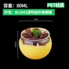 Taza de Pudín Gelatina Postre Mesa Desechable Plástico Transparente Cuadrada Mini Taza Mousse con Tapa Grado Alimenticio