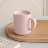 Taza Termo de Acero Inoxidable 316L Sin Costuras de Aspecto Elevado, Taza de Café Simple con Asa y Tapa, Taza de Leche, Taza de Oficina para Parejas
