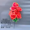 Flor de Varrer Tumbas em Varrer Tumbas Simulação Crisântemo Peônia 9 Cabeças 7 Cabeças Arranjo de Flores Sacrifício Flor de Plástico Flor Decorativa de Cemitério