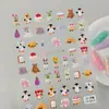 Adesivos de Arte para Unhas de Filhote Fofo Transfronteiriços Desenho Animado Criativo 3D Papelaria Lente de Celular Adesivos em Relevo 5D Modelo Ca