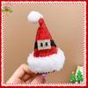 Grampo de cabelo de pelúcia de lantejoulas de Natal para crianças, chapéu de Natal, acessórios para cabelo, vestido de feriado, cocar, festa, clipe de cabeça de festa