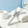 Brocha para Base, Brocha Esponja Redonda para Corrector, Brocha Curva que No Absorbe Polvo, Brocha para Mascarilla, Aplicación Ligera y Sin Marcas, Sin Marcas de Brocha, Brocha de Maquillaje