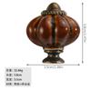 Tirador de cerámica con forma de calabaza pastoral multicolor, color sólido, para puerta de gabinete, estilo americano, con un solo orificio, para muebles, de cerámica