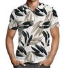 Europeu e Americano 2026 Verão Floral Novo Masculino Manga Curta Casual Gola Polo Tendência Meia Manga