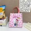 Nova Bolsa Bonita Retrato de Família do Gato Kt Grande Capacidade Estudante Deslocamento Viagem Versátil Alta Qualidade Bolsa de Pano Venda por Atacado