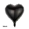 Globo Flotante de Película de Aluminio con Forma de Corazón y Estrella de Cinco Puntas de 18 Pulgadas Decoración para Actividad de Fiesta Festival de Bodas Nochevieja
