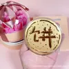 Oro al por mayor Pastel grande Oro puro 999 Mamá Te quiero Princesa Por favor Hazte rica 520 Día de San Valentín Novia Feliz Cumpleaños