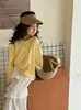 Ropa de punto para niña Little Red Fish Estilo Primavera y Otoño 2026 Nuevo Cárdigan Exterior Delgado Ropa de Otoño Estudiante de Secundaria Top de Manga Larga