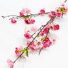 Estilo antiguo flor artificial rama grande rama de flor de cerezo rama larga tela de seda flor de plástico Flor de moda flor decorativa de suelo para vestido de novia venta al por mayor