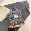 Alto senso de bolsas artesanais de nicho nova cesta de alimentos bolsa de almoço bolsa de almoço para trabalhadores de escritório atacado bolsa de caixa de almoço