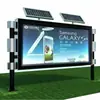 Caja de Luz Publicitaria Barra de Publicidad Periódico Comunitario Bar Caja de Luz Rodante Solar para Exteriores Cartelera Electrónica Venta Directa de Fábrica