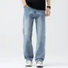 Roupas Masculinas /2026 Primavera/Verão Jeans Reto Solto Masculino High Street Americano Jeans Largo Casual