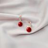 Nuevos aretes de perlas con aguja de plata S925 de Corea del Sur Aretes de temperamento de perlas Aretes de personalidad Moda Net red álbum de aretes al por mayor