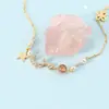 Pulsera de Estrella y Luna de Diamante Brillante de Cristal de Ensueño Chic Celebridad de Internet Chica Harajuku Pulsera Súper Hada Estudiante Estilo Bosque Pulsera Simple