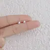 Brincos de Prata Esterlina 925 Novo Estilo Primavera Verão Pequenos Celebridade da Internet Douyin Venda Quente Brinco Simples Moderno Estudante Feminina Noite