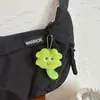 Chaveiro de Gato com Trevo de Quatro Folhas Fofo, com Expressões Engraçadas, Pingente de Mochila de Boneco de Trevo de Quatro Folhas, Presente para Melhor Amigo