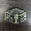 Vários Fivelas Lisas Liga de Zinco Cowboy Ocidental Fivela de Cinto de Couro de Boi Fivela de Placa de Liga Acessórios de Cinto Cavalo e Boi