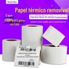Papel de etiqueta térmica removível 60*40X30 20 70 código de barras adesivo impressora folha de móveis adesivo 50