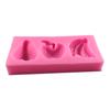 Simulación plátano fresa manzana granada piña DIY pastel de chocolate molde de silicona decoración moldeado horneado