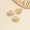 Antiguo Oro Caída de Aceite Caqui Ruyi Candado de Paz Accesorios de Colgante de Aleación Exquisita Paz y Alegría Joyería DIY Venta al por Mayor