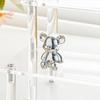 Figurinha de Coelho 3D Elegante e Moderna Adesiva Galvanizada Coelho de Orelhas Longas Produto Fofo para Fotos Divertidas e Brinquedos Giratórios