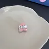 Pinza de Garra Mini Pequeña con Pedrería de Lazo para Mujer 2026 Nuevo Estilo de Peinado Semirecogido en la Parte Trasera de la Cabeza Pinza de Tiburón de Temperamento Accesorios para el Cabello