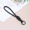 Chaveiro Colorido Tecido com Contas, Corrente para Celular Macaron, Pingente Decorativo Pequeno DIY para Bolsas