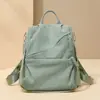 Mochila Impermeable de Pana Simple para Mujer Nueva Casual Multifuncional Antirrobo Gran Capacidad Bolsa Escolar para Estudiante Moderna