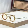 Rigon Moda Europea y Americana Nuevo Metal Marco Redondo Pequeño Punk Marco Liso Personalizado Retro Jmm Marco de Lentes Ópticos