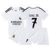 Jersey Copa de Europa niños con número de estrella traje uniforme de fútbol bebé escuela primaria clase de entrenamiento de fútbol uniforme de equipo jardín de infantes