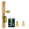 Herramienta de Extracción de Válvula de Aire Acondicionado de Coche, Válvula de Refrigeración Doméstica, Herramienta de Extracción de Válvula de Refrigerante, Herramienta de Retención de Flúor sin Fugas