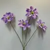 3 amapolas artificiales en colores otoñales para decoraciones de bodas de ensueño, accesorios de fotografía y decoración del hogar