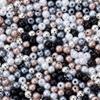 Pulseira de Pérolas Imitação de Cor Única em ABS com Furo Reto Pulseira DIY Acessórios de Joias Atacado DIY Contas Artesanais