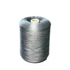 Hilo de overlock de hilado en caliente 150D/36F gris, teñido en masa con color uniforme, adecuado para costura de overlock, 500g
