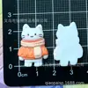 Lindo Dibujo Animado Gatito Jugando Pinza para el Pelo Cuerda para el Pelo Pinza para el Pelo Accesorios para el Cabello Funda de Teléfono Hebilla de Zapato DIY Accesorios de Resina