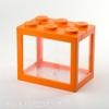 Lámpara LED Creativa de Bloques de Construcción Tanque de Peces Cubo Tailandés Tanque de Peces Mini Lámpara USB Caja de Bolas de Algas Caja de Visualización Ecológica para Mascotas Trepadoras
