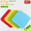 Descanso de Mesa de Silicone de Qualidade Alimentar Tapete Isolante Quadrado Resistente a Altas Temperaturas Descanso de Panela Tapete para Tigela Ecologicamente Correto Antiderrapante Atacado
