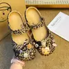 Lazo de Puntos Caramel K Zapato Flor Hebilla Dibujo Animado Lindo Resina Zapato Croc Accesorios DIY Hebilla de Zapato Desmontable