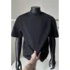 Camiseta con Corte Americano Cl, Estilo Old Money, Fresca y Elegante, Cuello en V, Manga Corta para Hombre, Edición de Verano