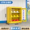 Vitrina Exhibidora de Cascos de Obra, Gabinete para Equipo, Gabinete para Guardar Sombreros, Gabinete para Guardar Sombreros de Taller de Fábrica